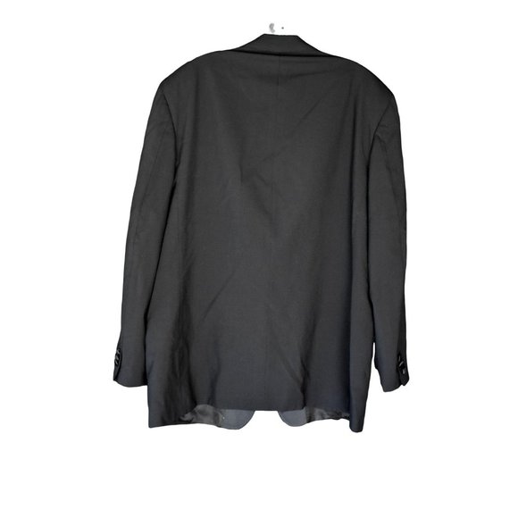 Men's Tallia Uomo Black Wool 2 Button Tuxedo Jacket Size 42R - Picture 4 of 8